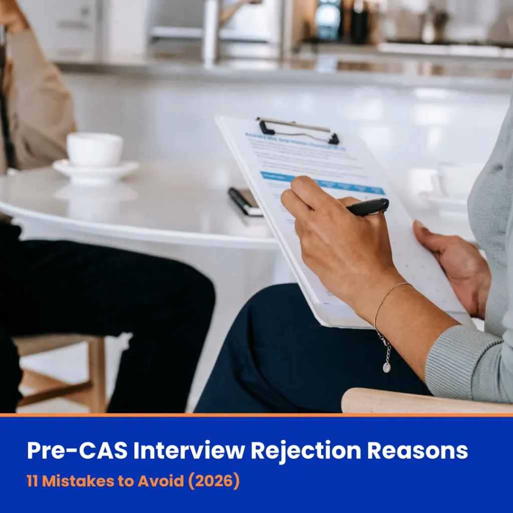 Pre-CAS interview rejection and how to avoid it